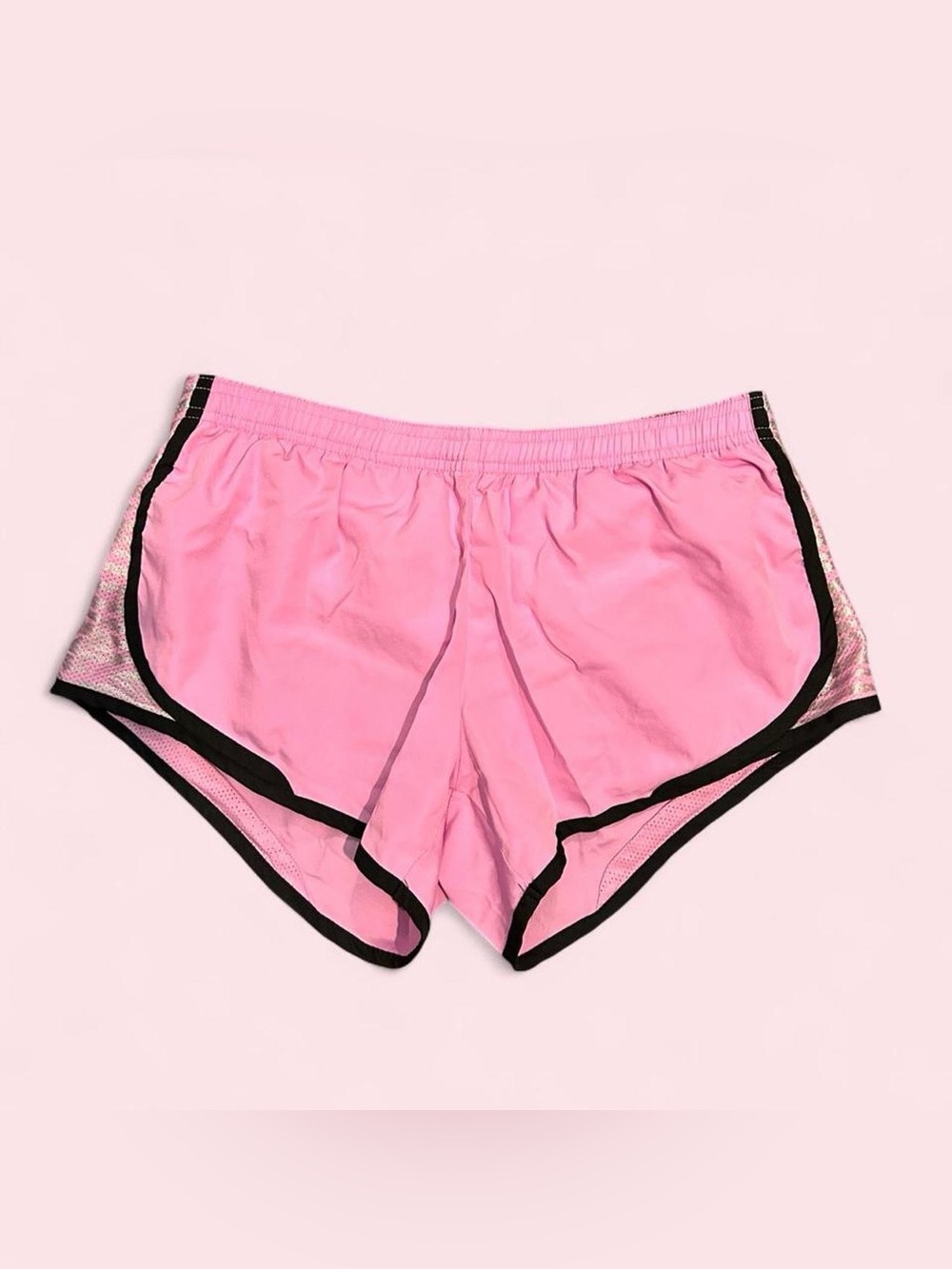 💜🩷Pink/purple Athletic Running Shorts with Black Trim🩷💜